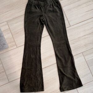 Dark Green Flared Pants